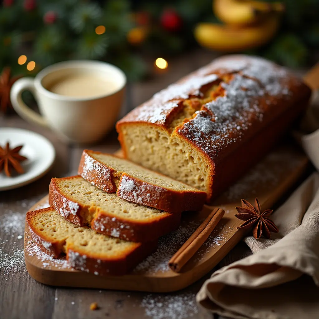 Eggnog Banana Bread Recipe