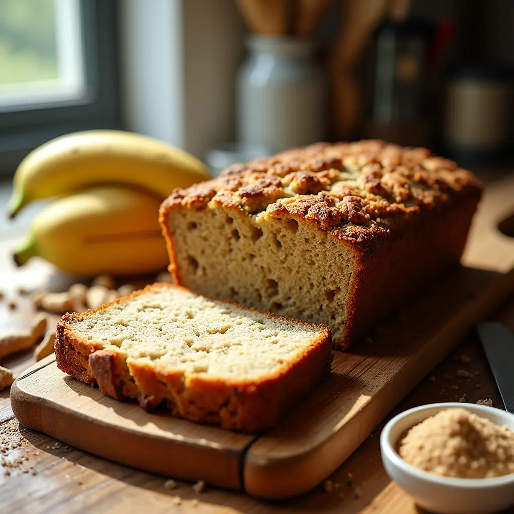 Banana Bread with Crumb Topping