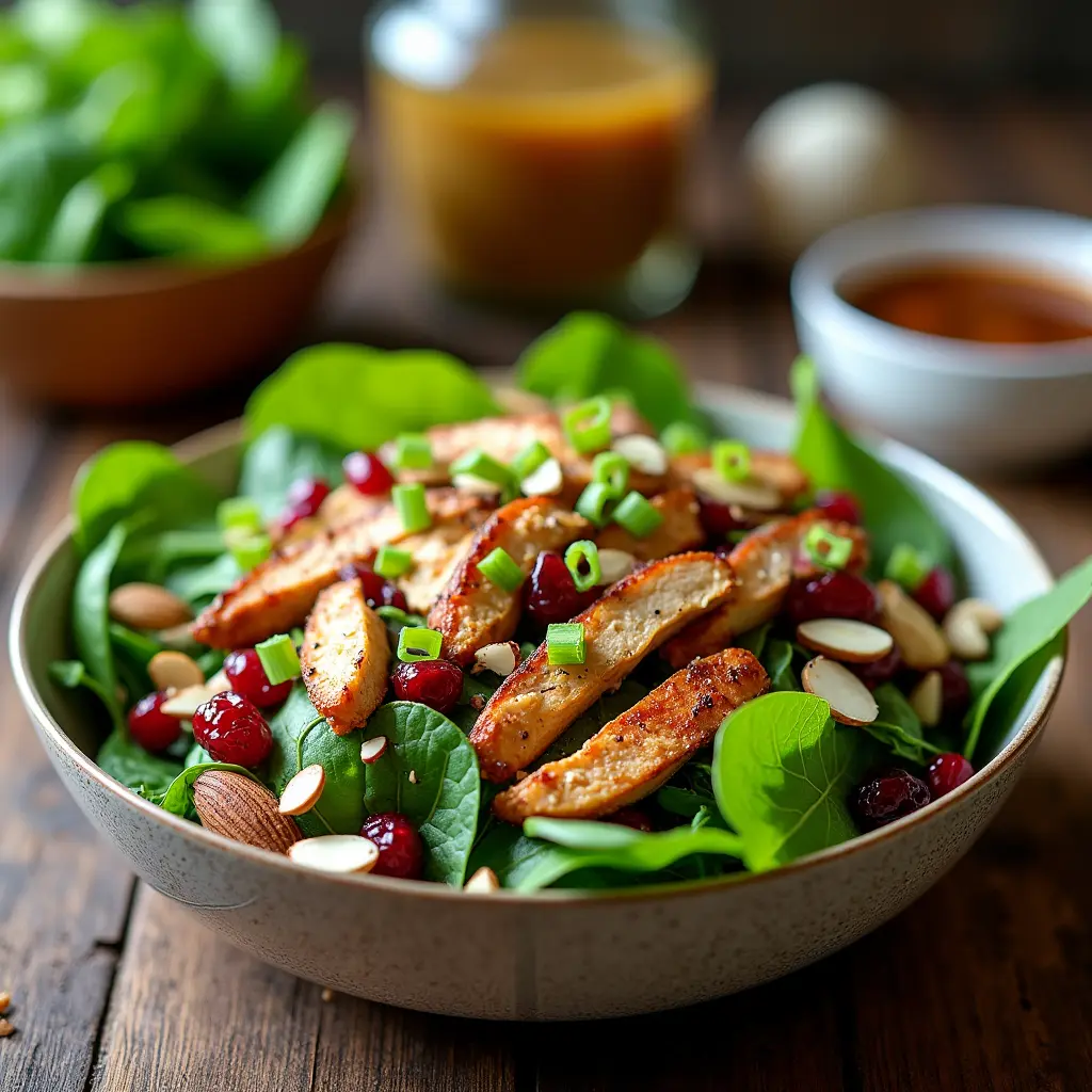 Asian Chicken Cranberry Salad Recipe