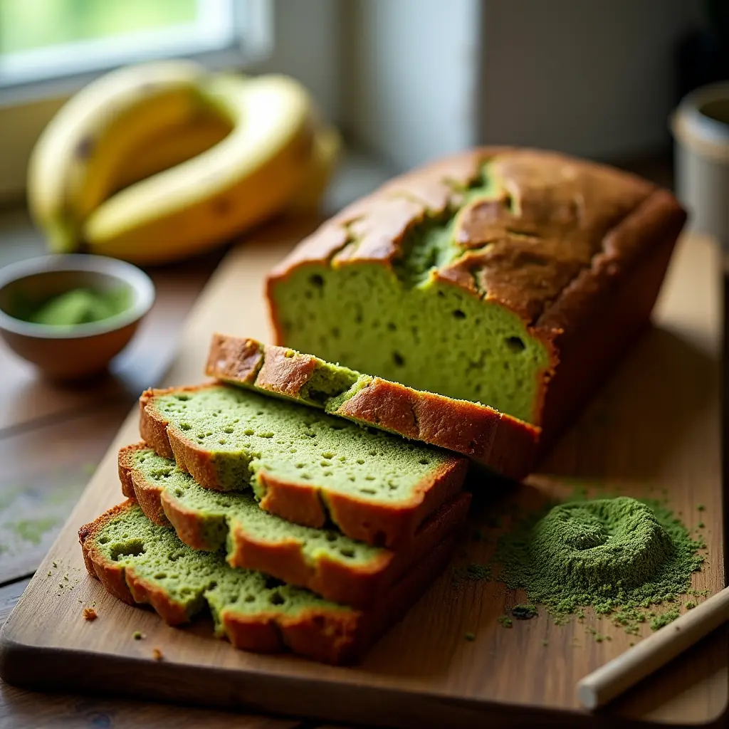 Matcha Banana Bread Recipe