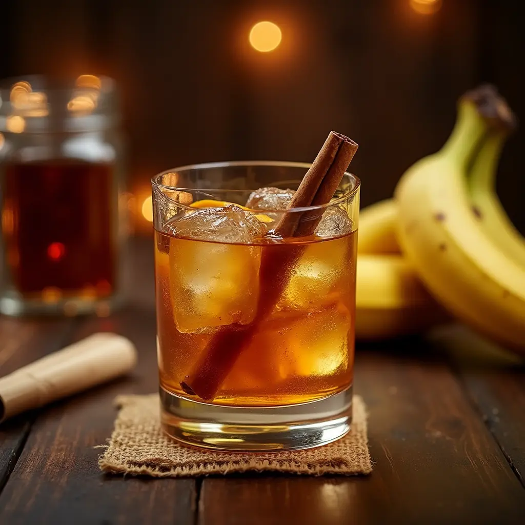Banana Bread Old Fashioned Drink Recipe