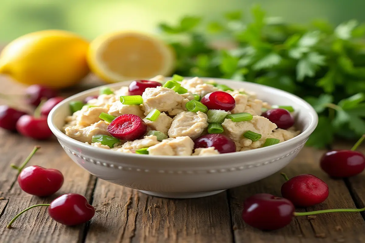 Chicken Salad Recipe with Cherries