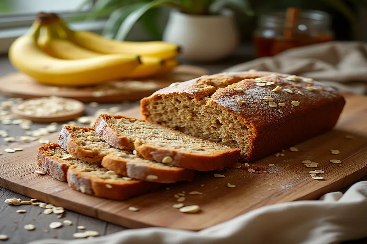 Banana Bread with Oat Flour Recipe