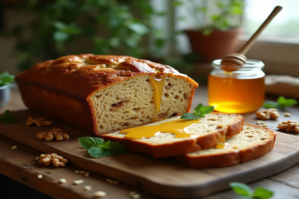 Banana Bread Recipe with Honey