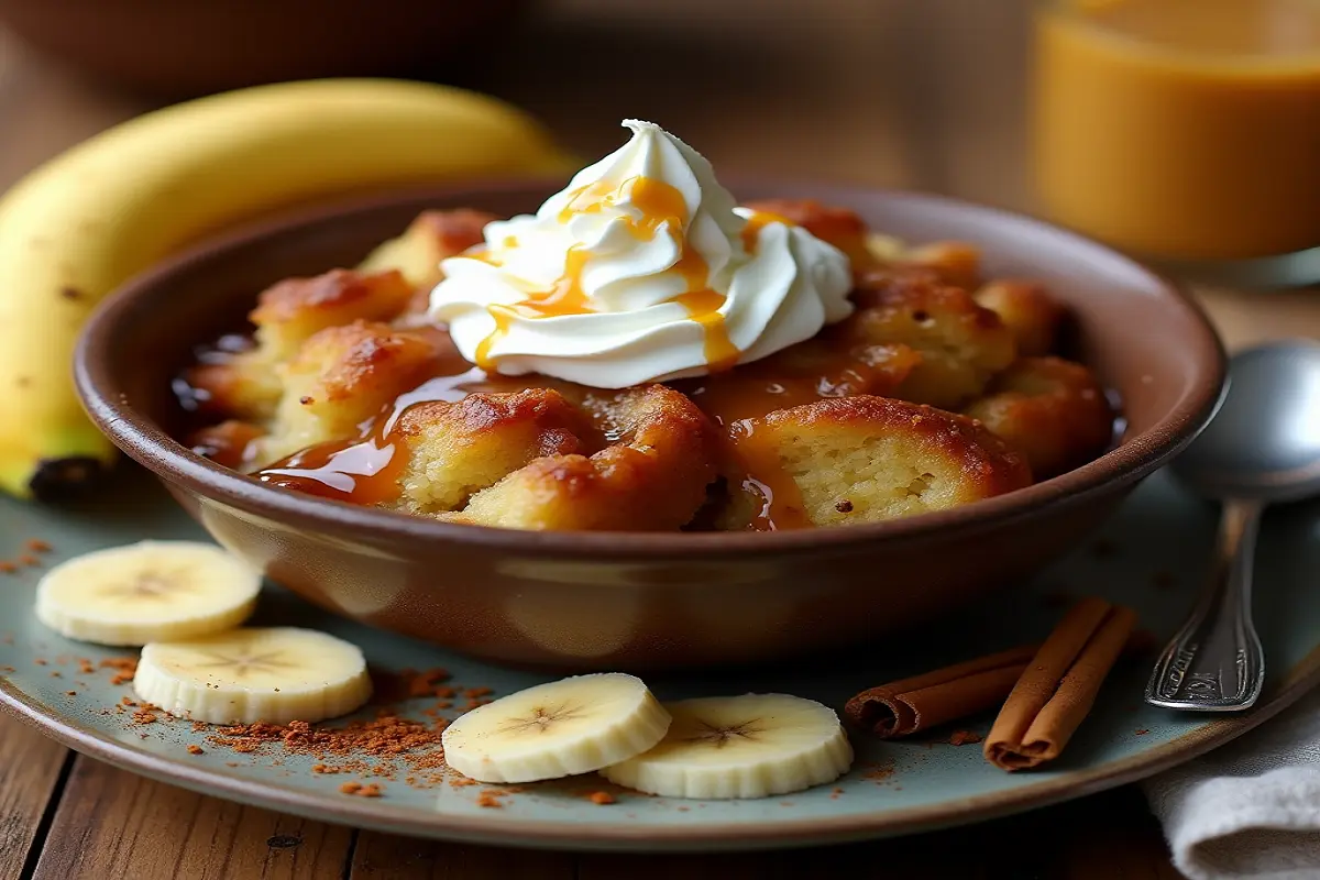 Bread Pudding with Banana Bread Recipe