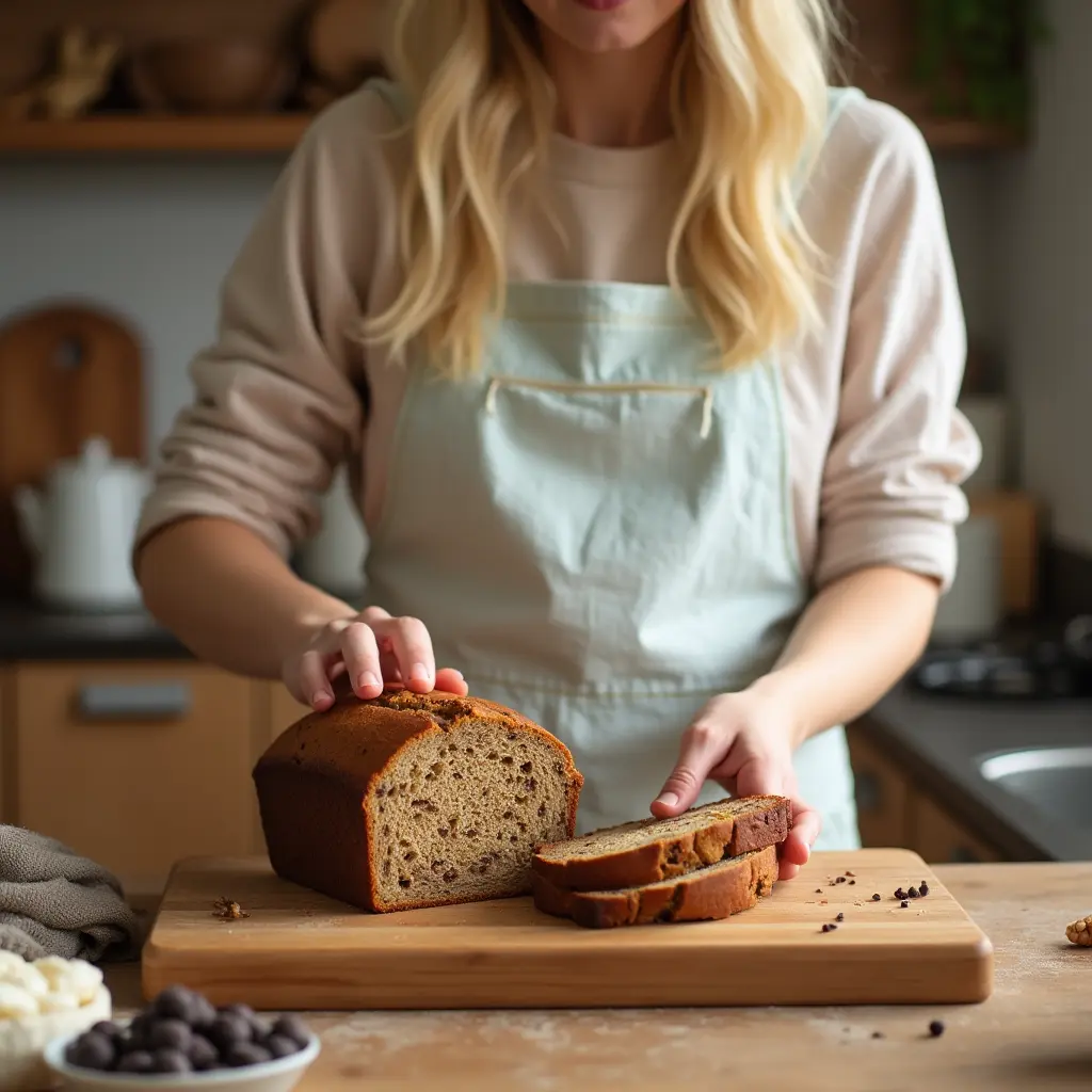 Banana Bread with Chocolate Chips and Walnuts Recipe