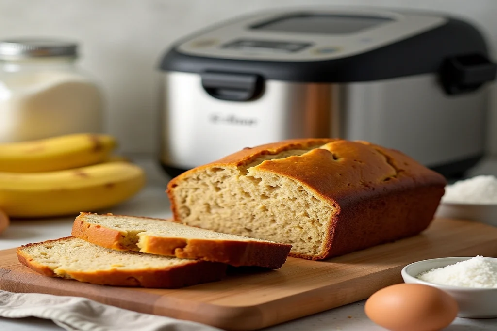 banana loaf bread maker recipe