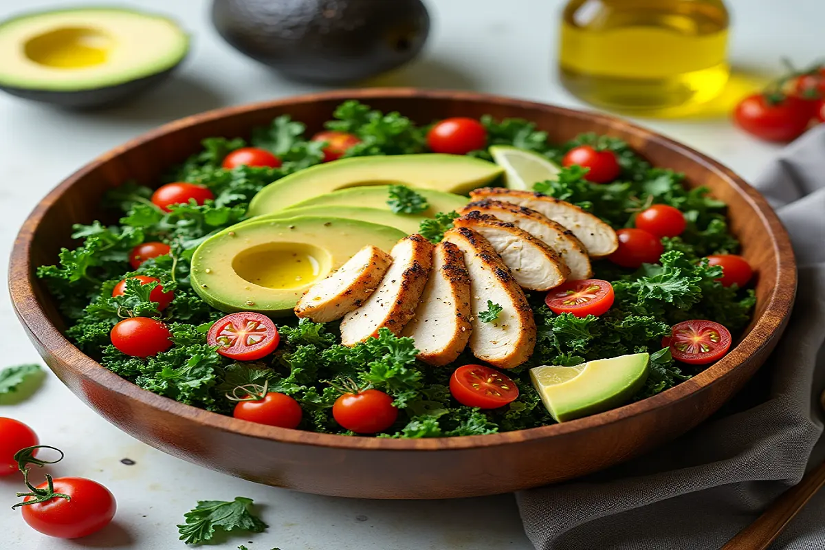 Chicken and Kale Salad Recipe