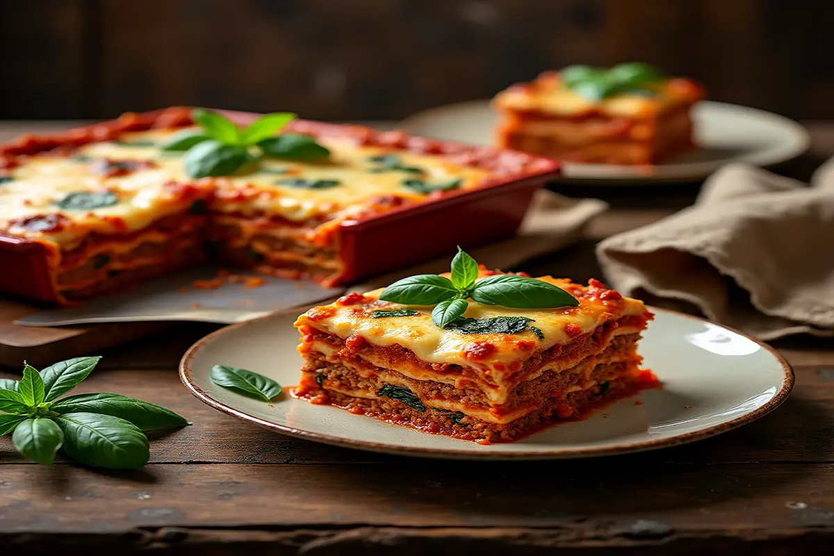 Beef and Spinach Lasagna Recipe