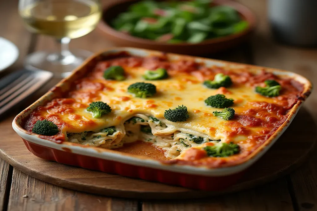 chicken and broccoli lasagna recipe