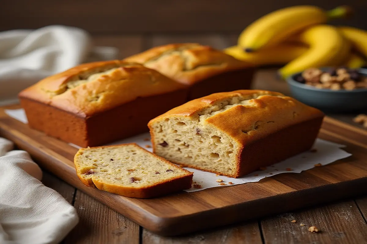 Recipe for Mini Banana Bread Loaves