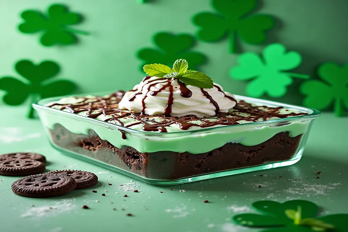 Shamrock Shake Lasagna Recipe